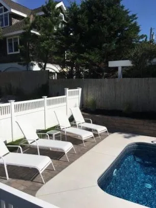 Sun Deck at the foot of the pool