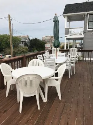 Second floor deck
