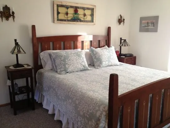 Our Awesome Stickley Harvey Ellis King Bed In the Master Bedroom