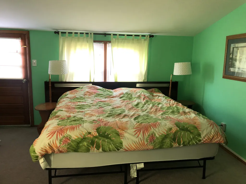 Massive Master bedroom upstairs with private deck