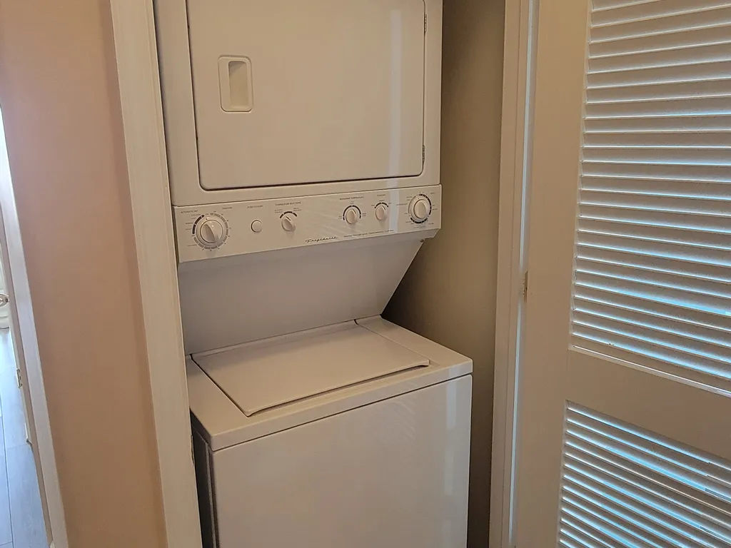 Washer and Dryer Off Hallway